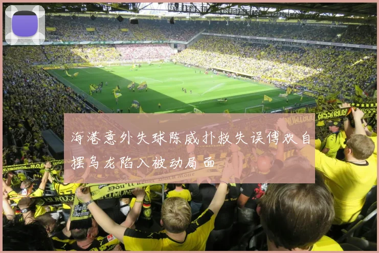 海港意外失球陈威扑救失误傅欢自摆乌龙陷入被动局面